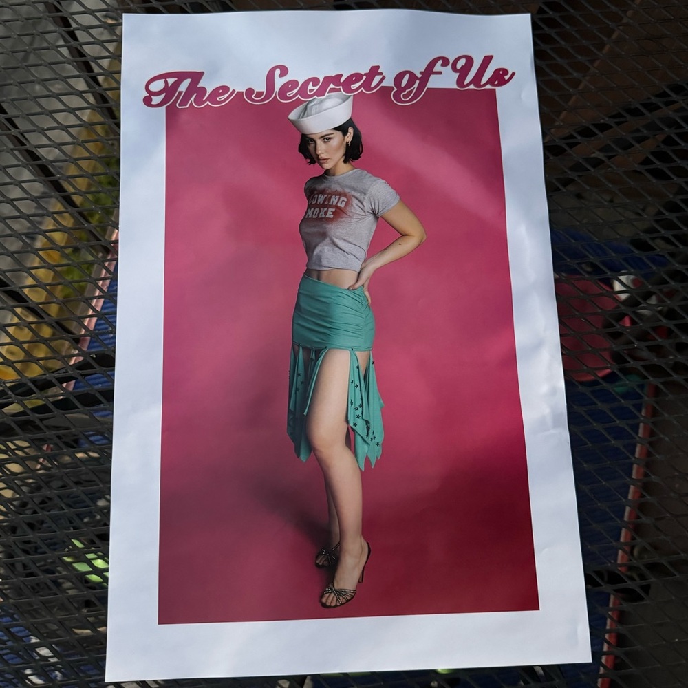Gracie Abrams The Secret Of Us new album promo poster 12x18